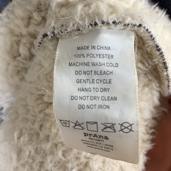 NWOT. Prana Large Esme Faux Suede Sherpa Lined Motor Jacket. - Picture 8 of 12